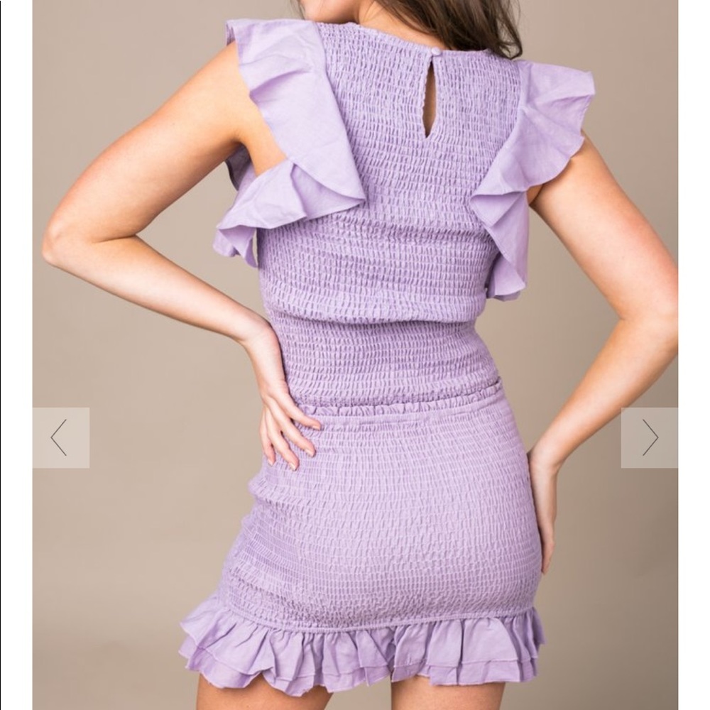 Karlie Lavender Smock Skirt 2 Piece Set - Small - Picture 2 of 3